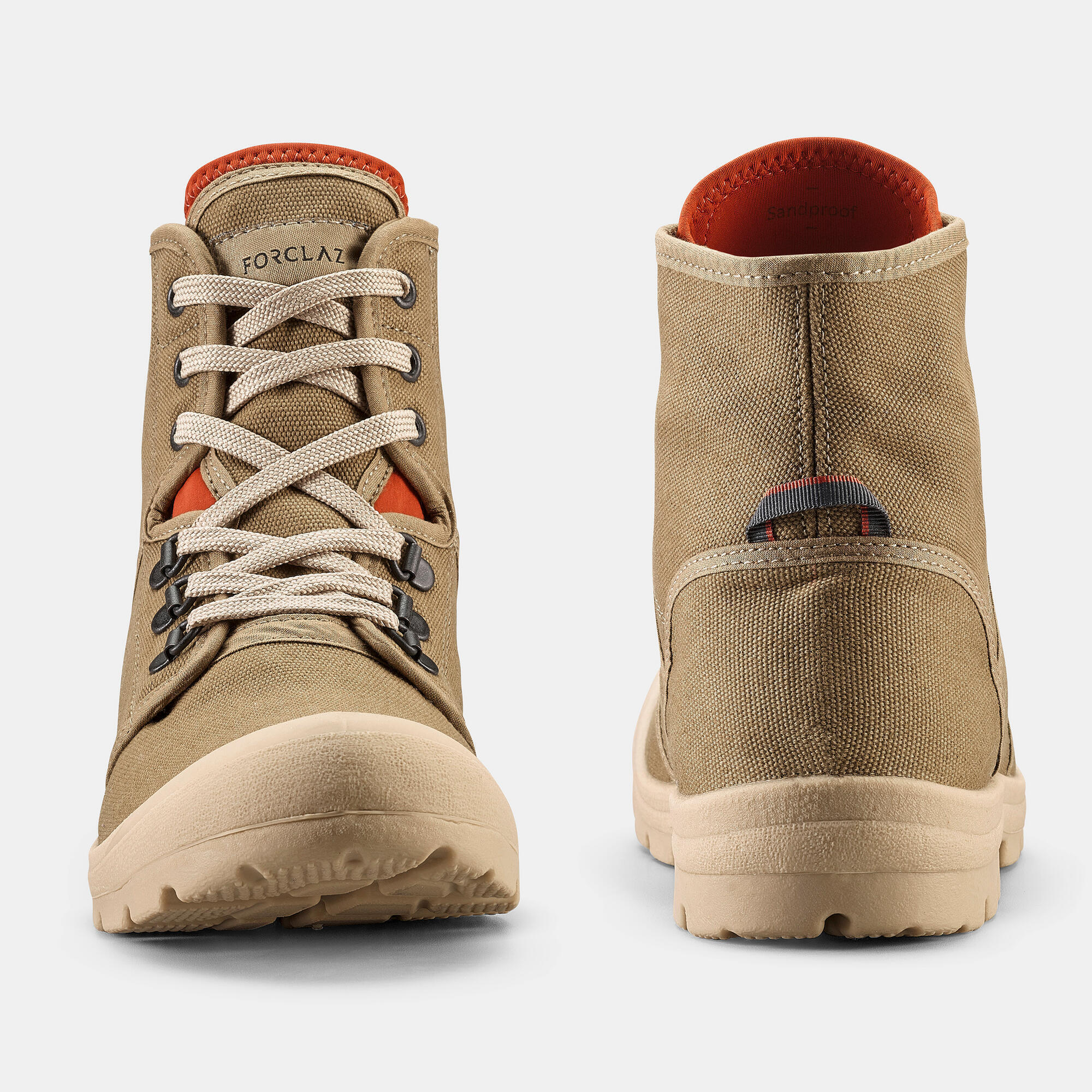 Scarpe trekking uomo DESERT 500 marroni FORCLAZ | DECATHLON