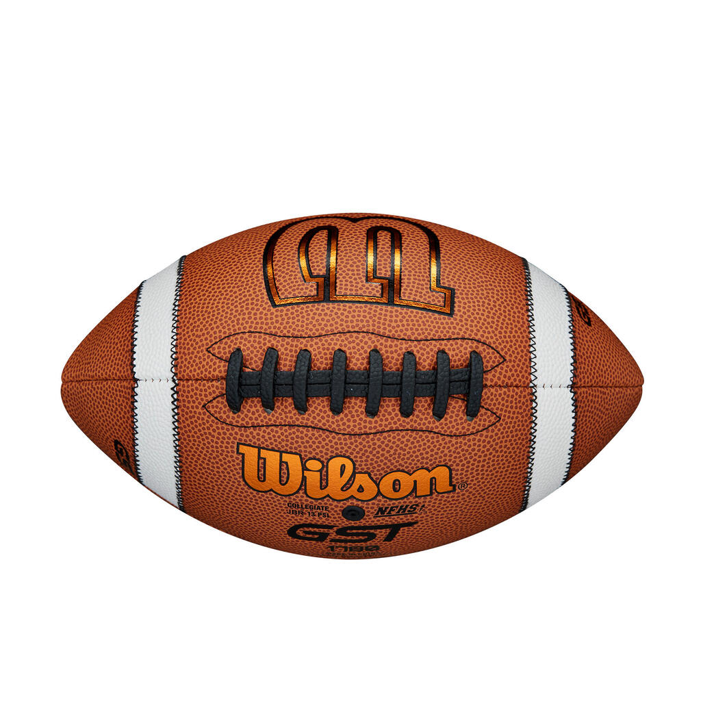 Suaugusiųjų amerikietiškojo futbolo kamuolys „GST Composite“,oficialaus dydžio 