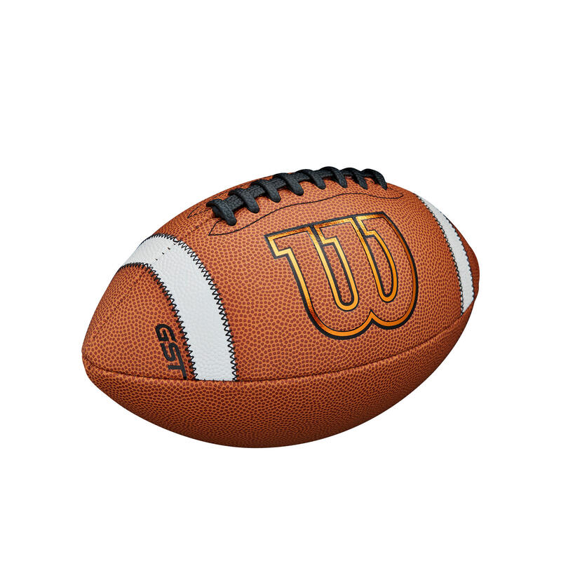 Ballon de football américain Adulte - GST COMPOSITE OFFICIAL marron