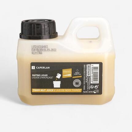 Liquide d'amorçage Jus de Noix tigrée Pêche de la carpe
