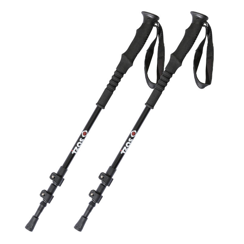 Bastón de trekking plegable anti-shock 2 unidades Joluvi Tuiza