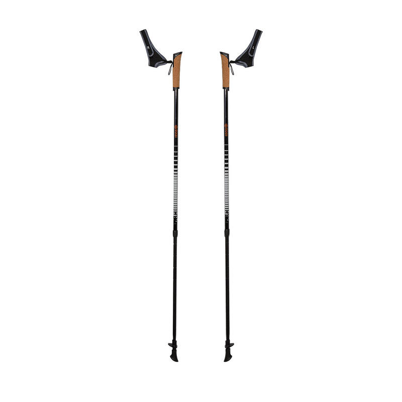 Juego Bastones Trekking Joluvi Overgrip Negro 