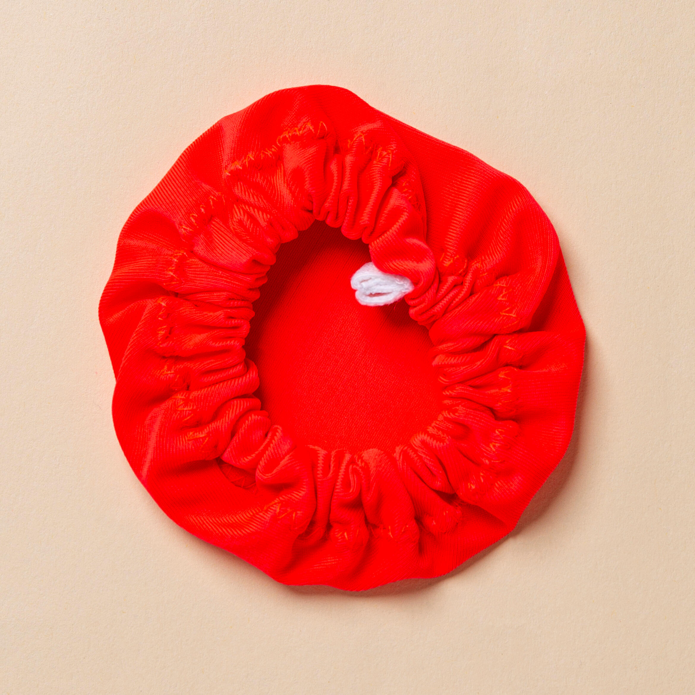 Elastisch haarnetje voor synchroonzwemmen roze koraalrood 7/7