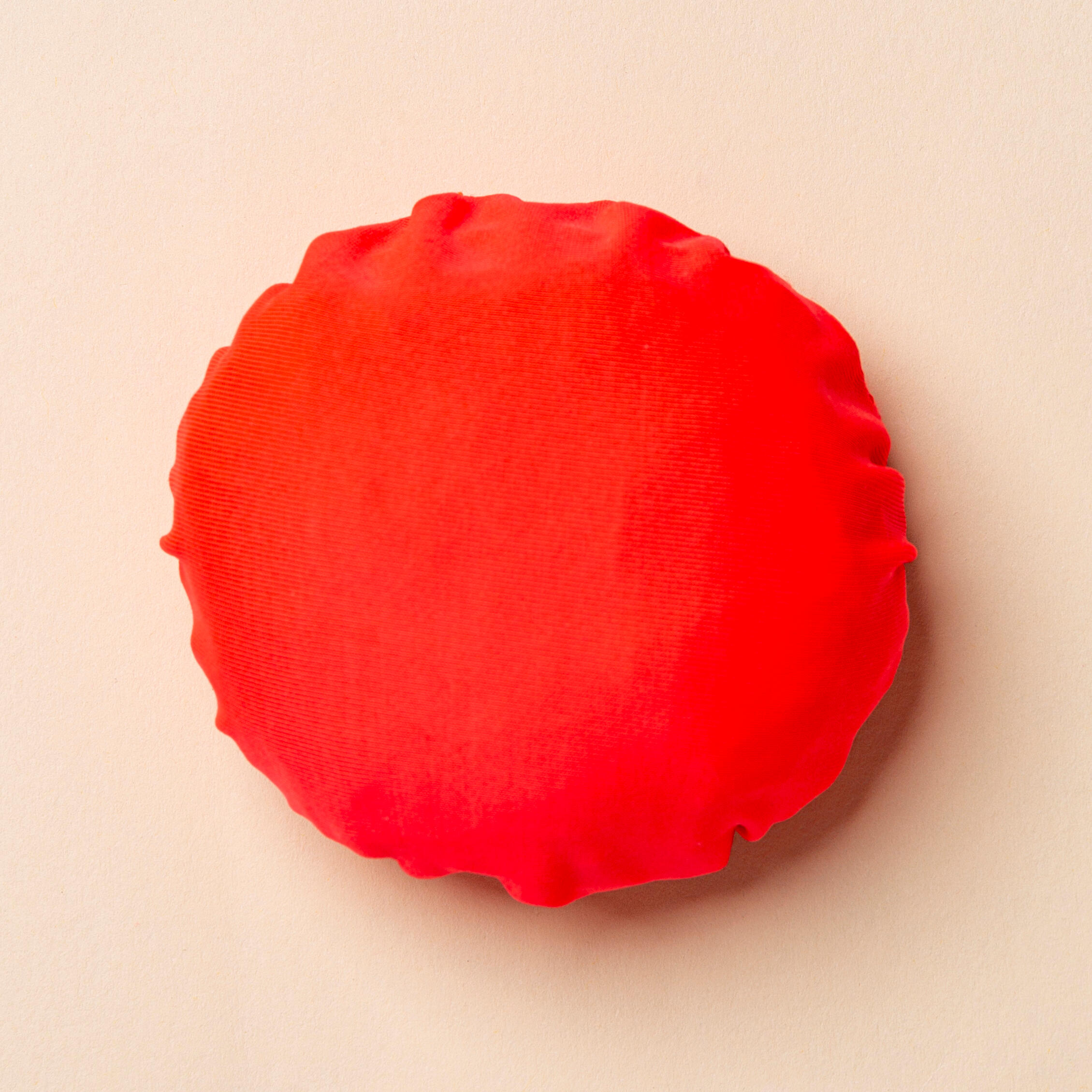 Elastisch haarnetje voor synchroonzwemmen roze koraalrood 2/7