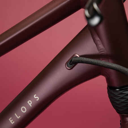 City bike elops 900 Step-through - Burgundy