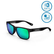 Polarized Adult Hiking Sunglasses MH140 Blue/Green - Category 3