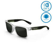 Adult Hiking Sunglasses MH140 Black/White - Category 3
