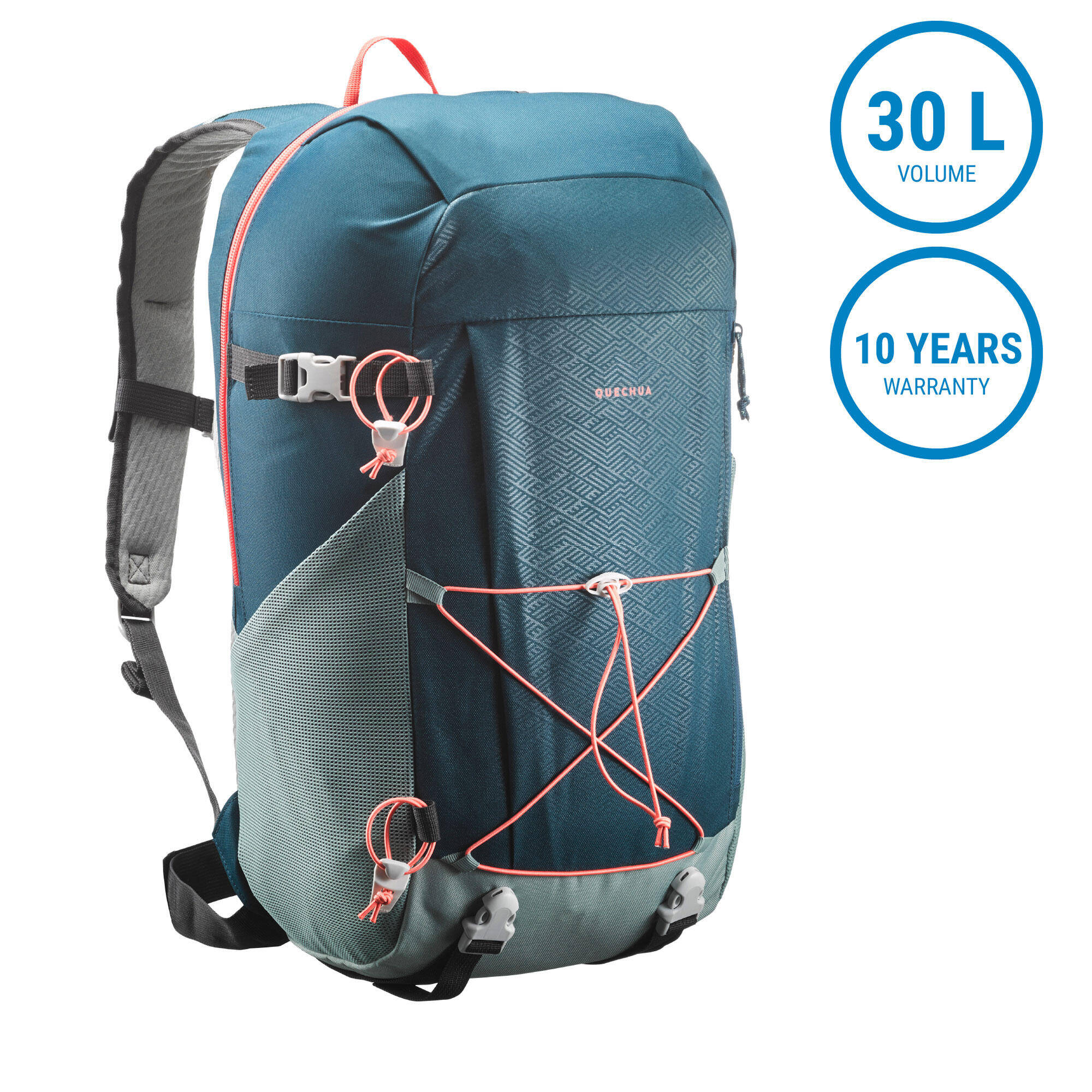 Hiking Bag 30 Litre NH100 - Turquoise -  1