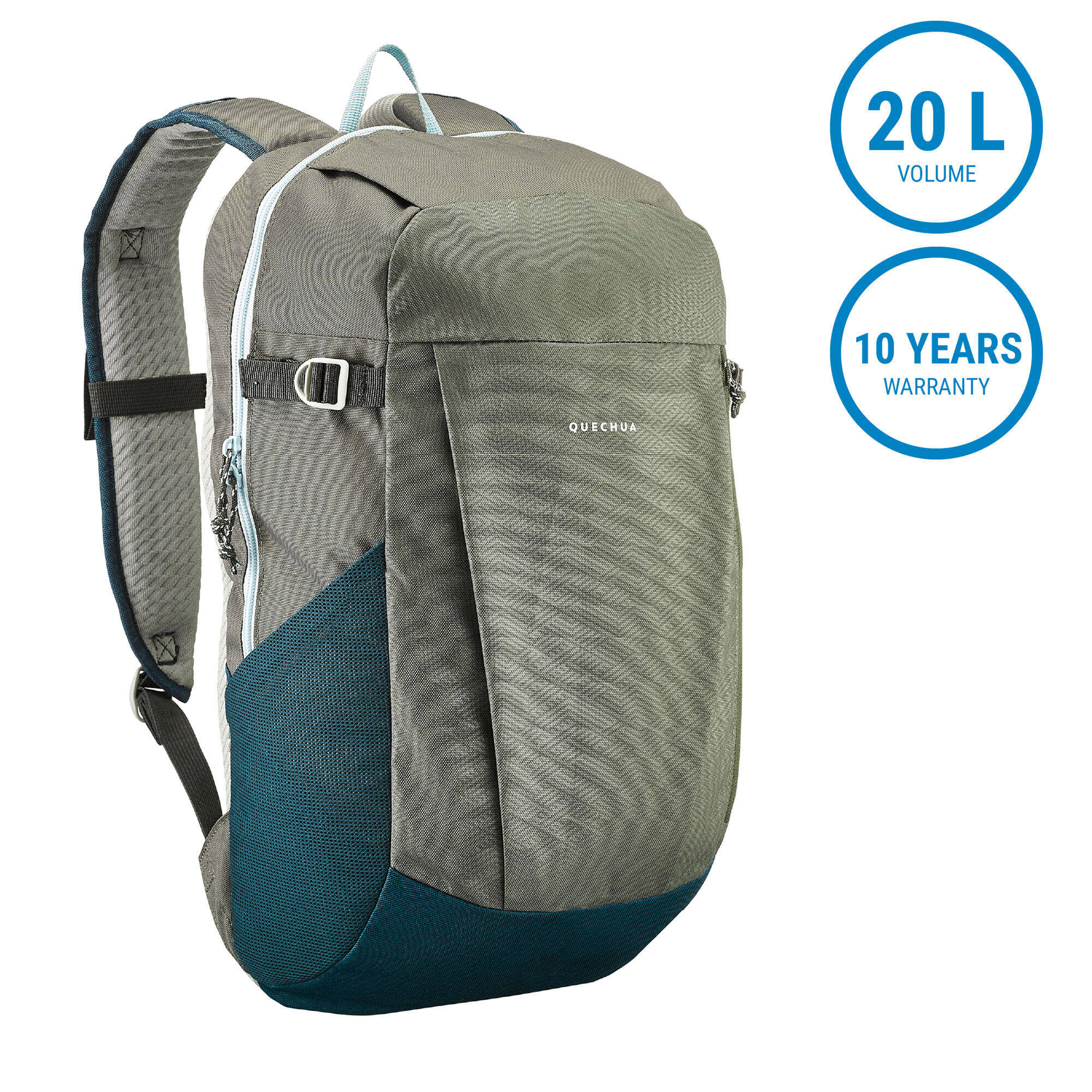 Hiking Bag 20 Litre NH100 - Khaki -  1