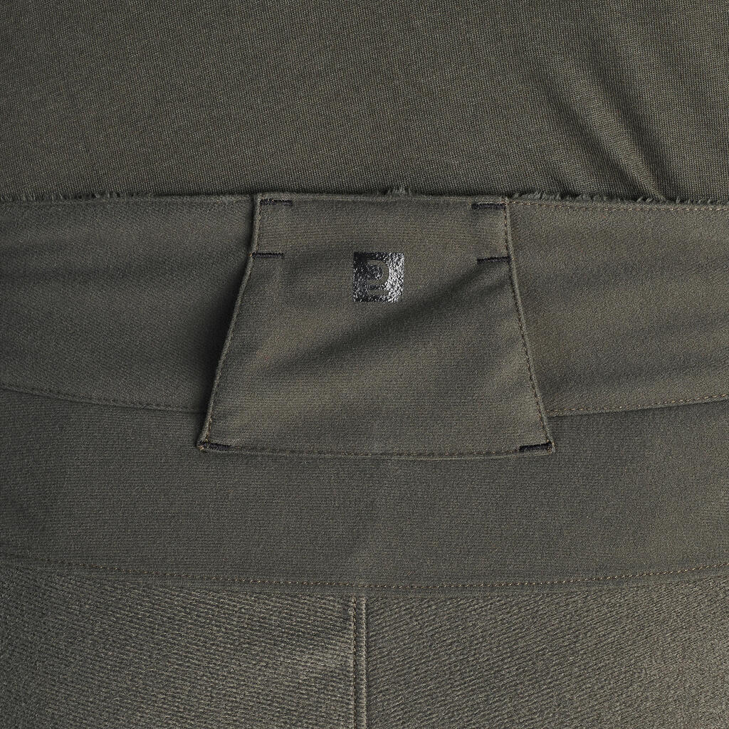 HUNTING WARM SILENT WATERPROOF TROUSERS 900 GREEN