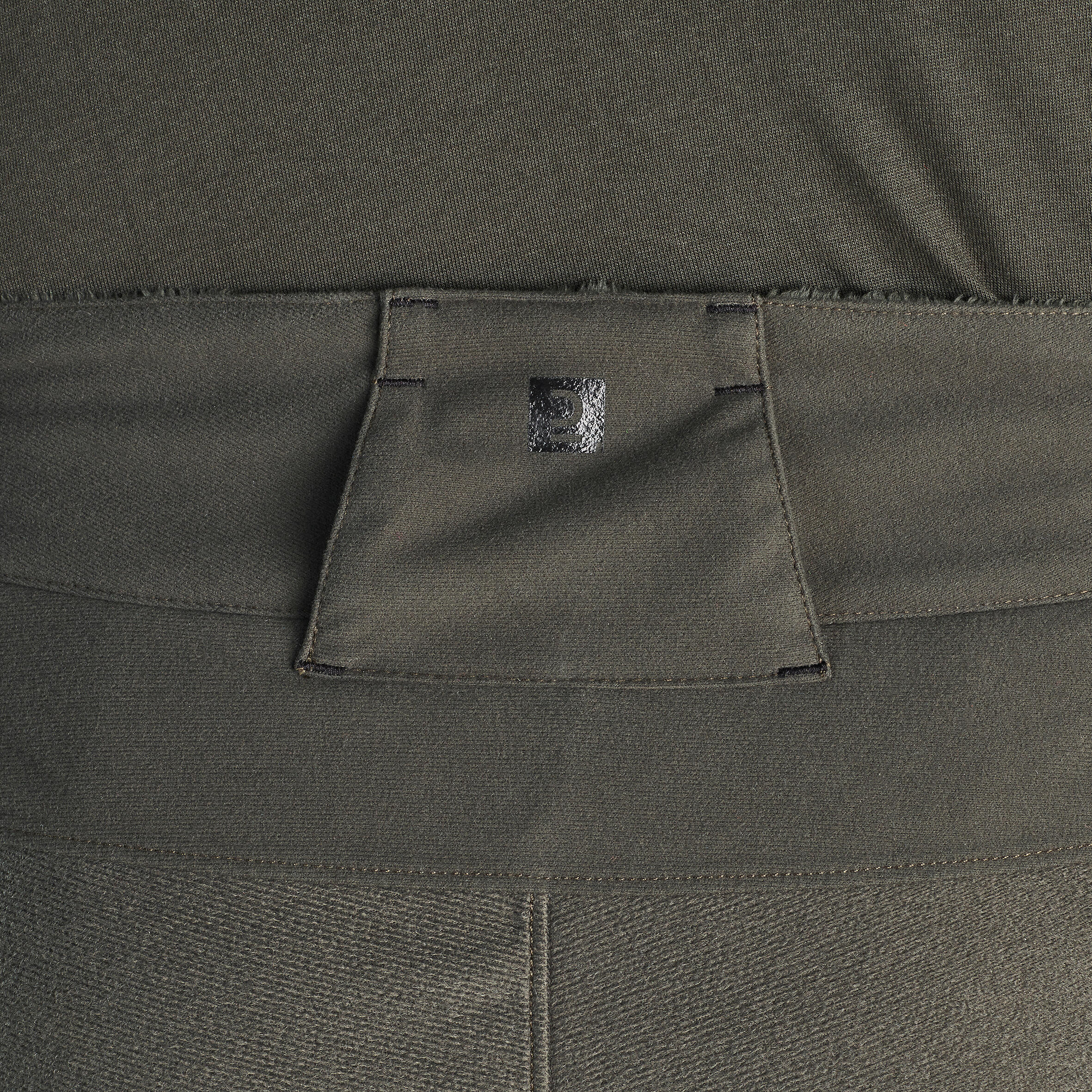 Warme waterdichte geluidloze outdoor broek 900 groen 6/14