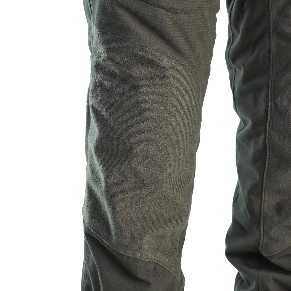 HUNTING WARM SILENT WATERPROOF TROUSERS 900 GREEN