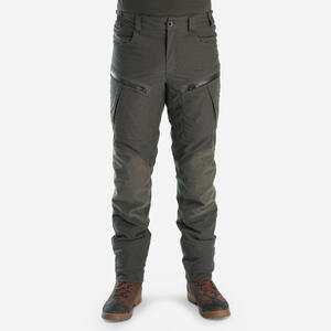 Pantalón Caza Solognac 900 Adulto Verde Impermeable Cálido Silencioso