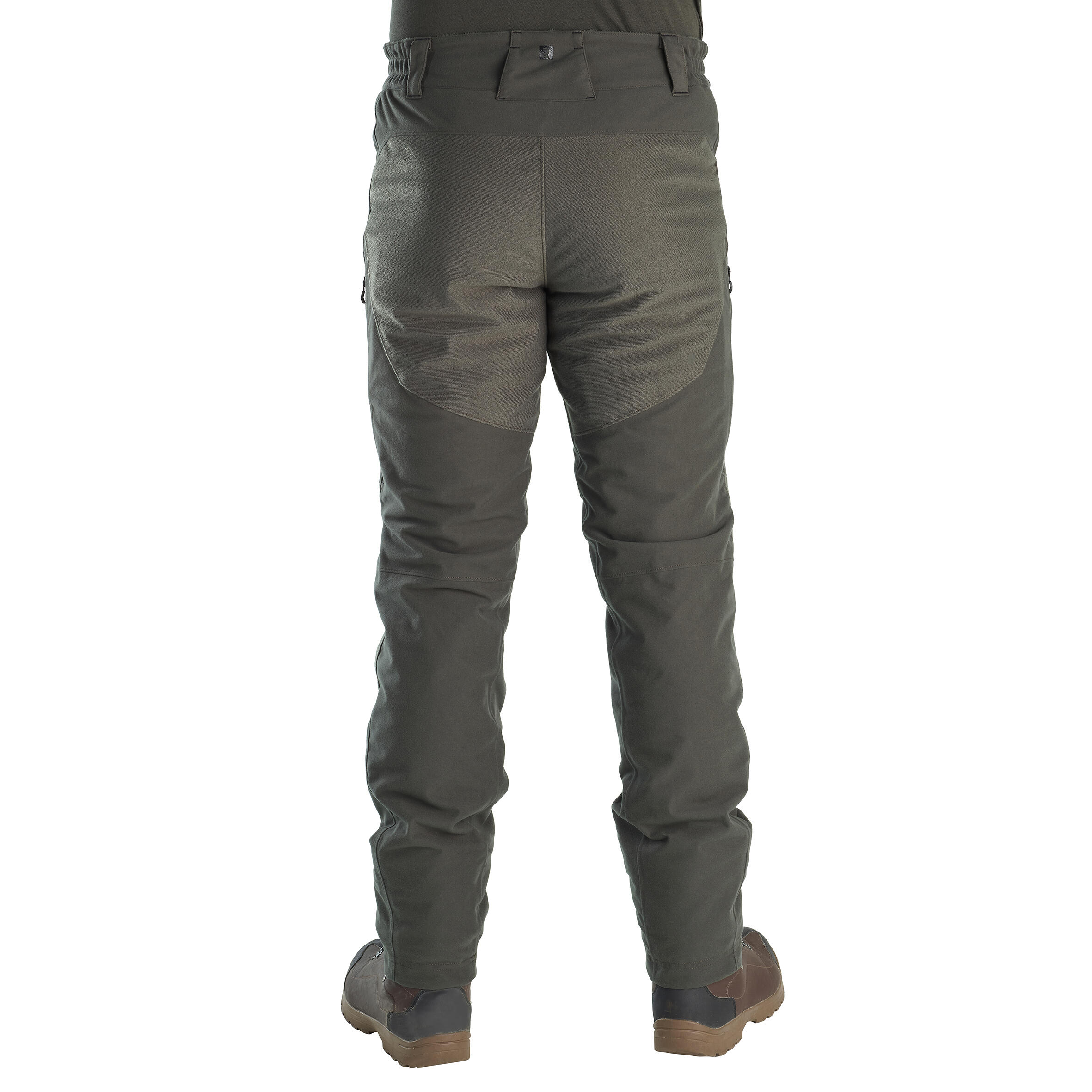 HUNTING WARM SILENT WATERPROOF TROUSERS 900 GREEN 6/15