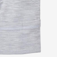 חליפת טרנינג סינתטית ומחממת להתעמלות דגם S500 לבנות - אפור מארל / ורוד 