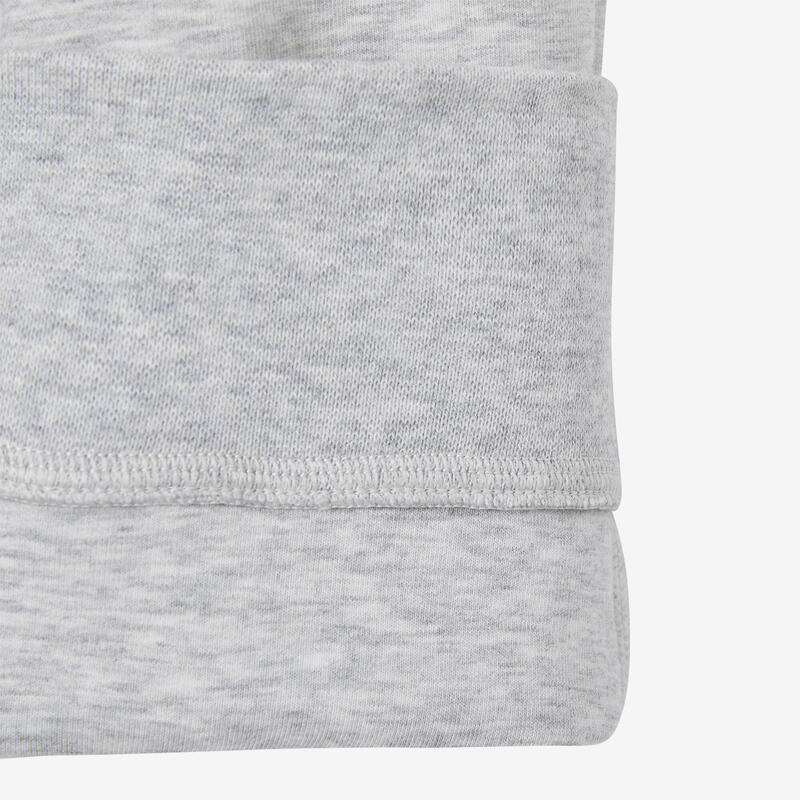 Pantalón jogger niños algodón transpirable - 900 gris claro jaspeado 