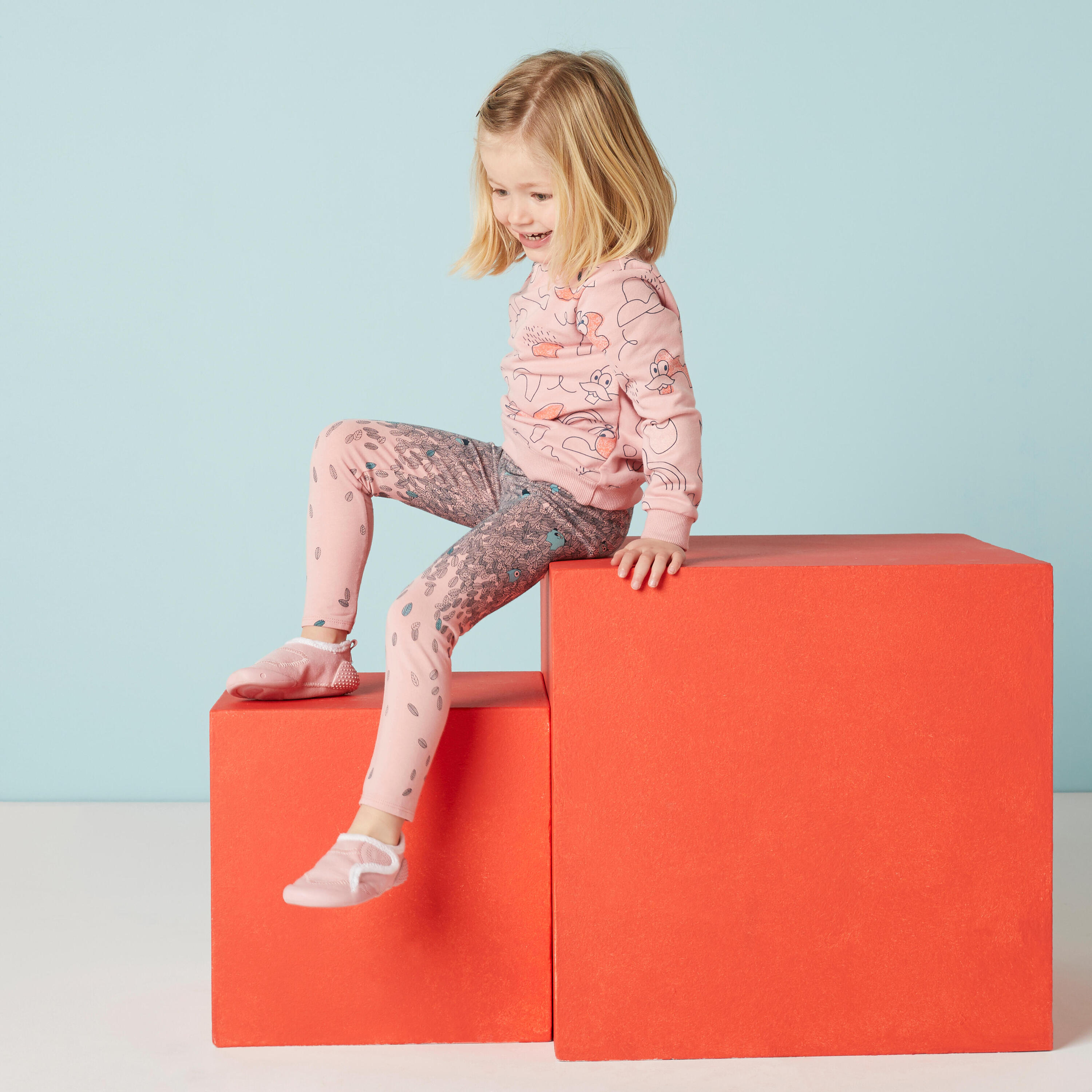 Calçado de Ginástica Conforto "Babylight" Criança 550 Rosa 41/99