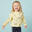 Sweatshirt Decat'oons Babyturnen gelb mit Print