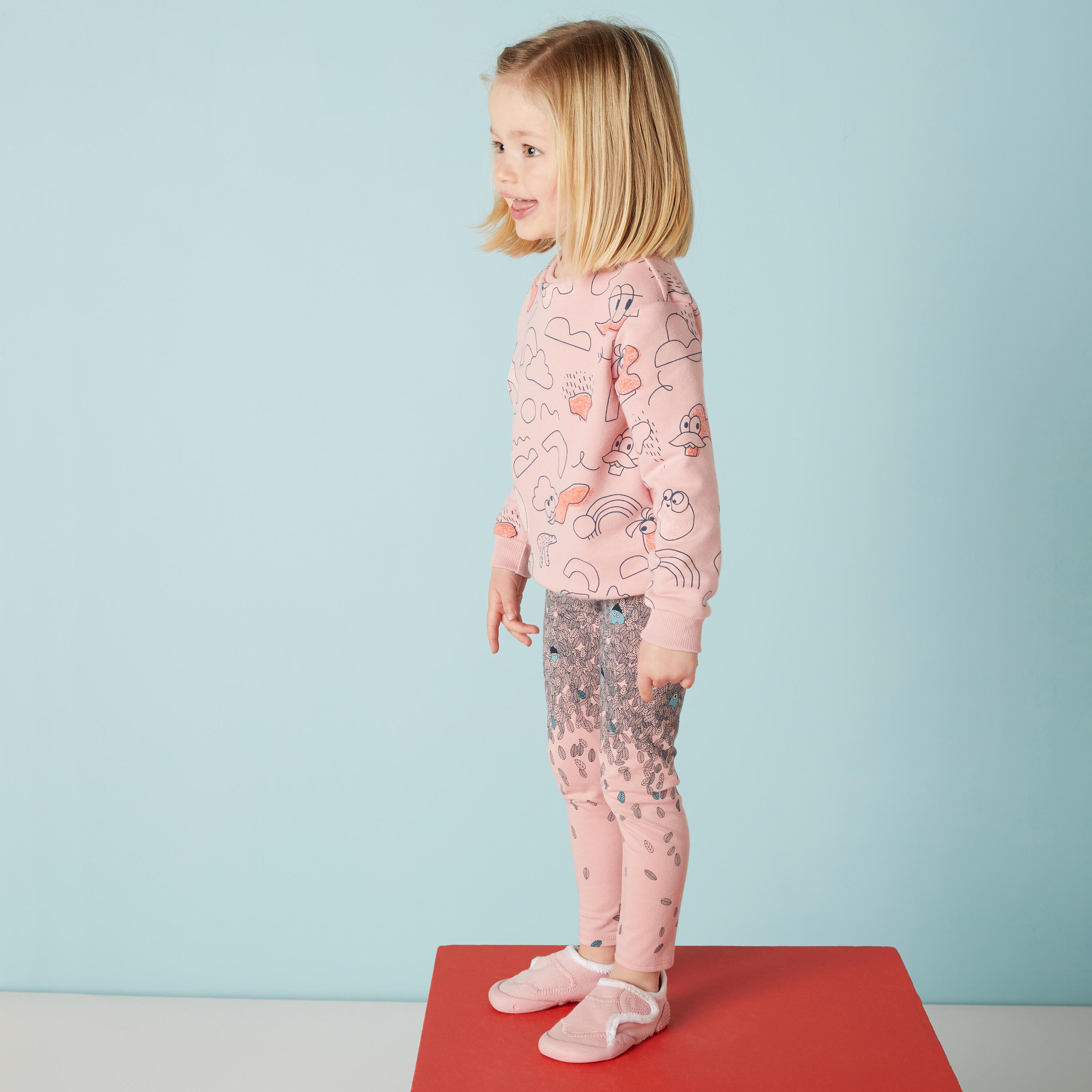 Calçado de Ginástica Conforto "Babylight" Criança 550 Rosa 35/99