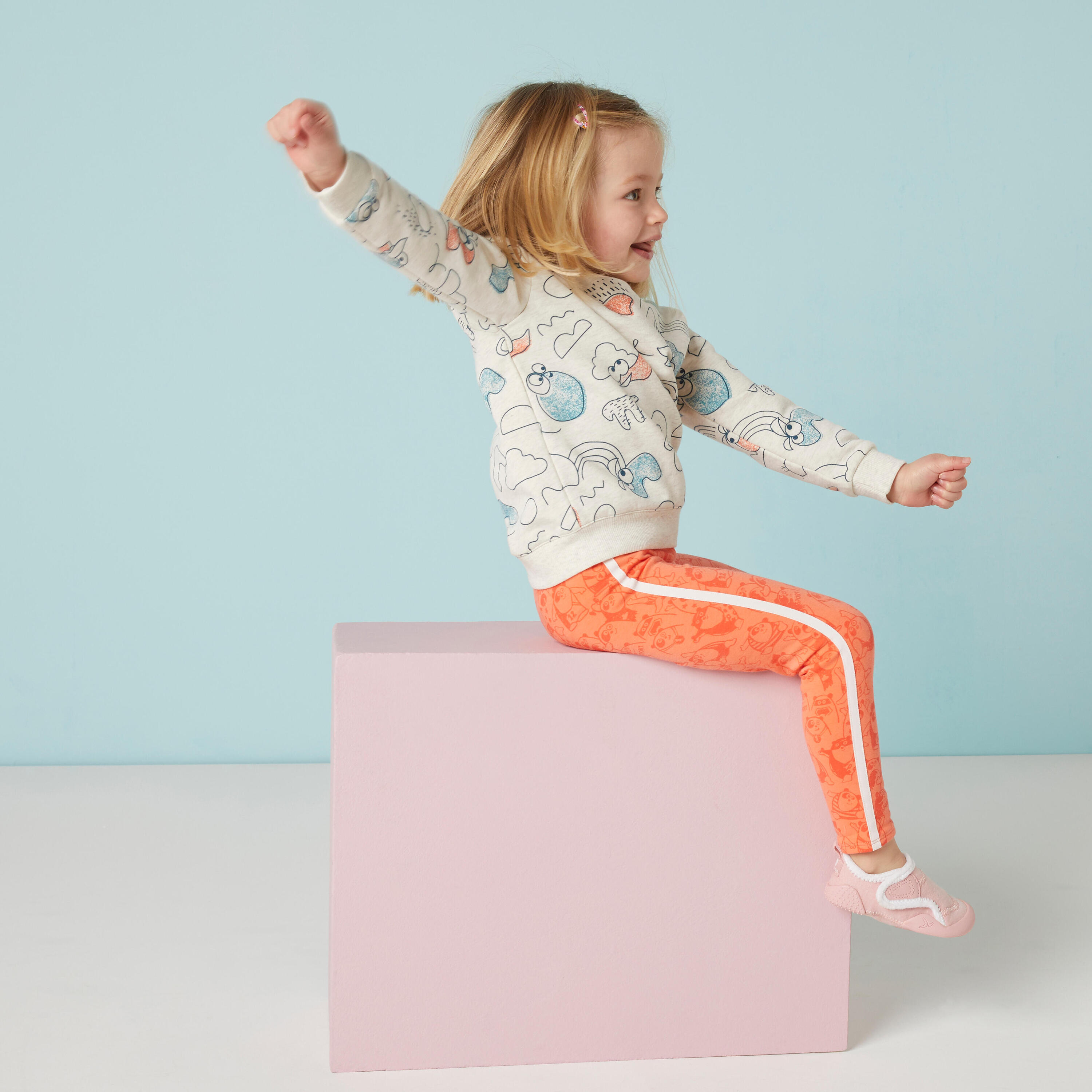 Calçado de Ginástica Conforto "Babylight" Criança 550 Rosa 92/99