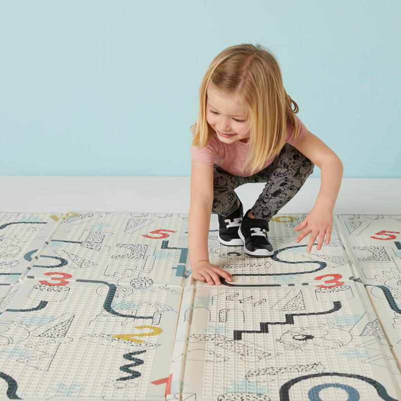 Mon Bebe Tapis de Jeux Bebe Pliable Reversible Tapis éveil Bébé à prix pas  cher