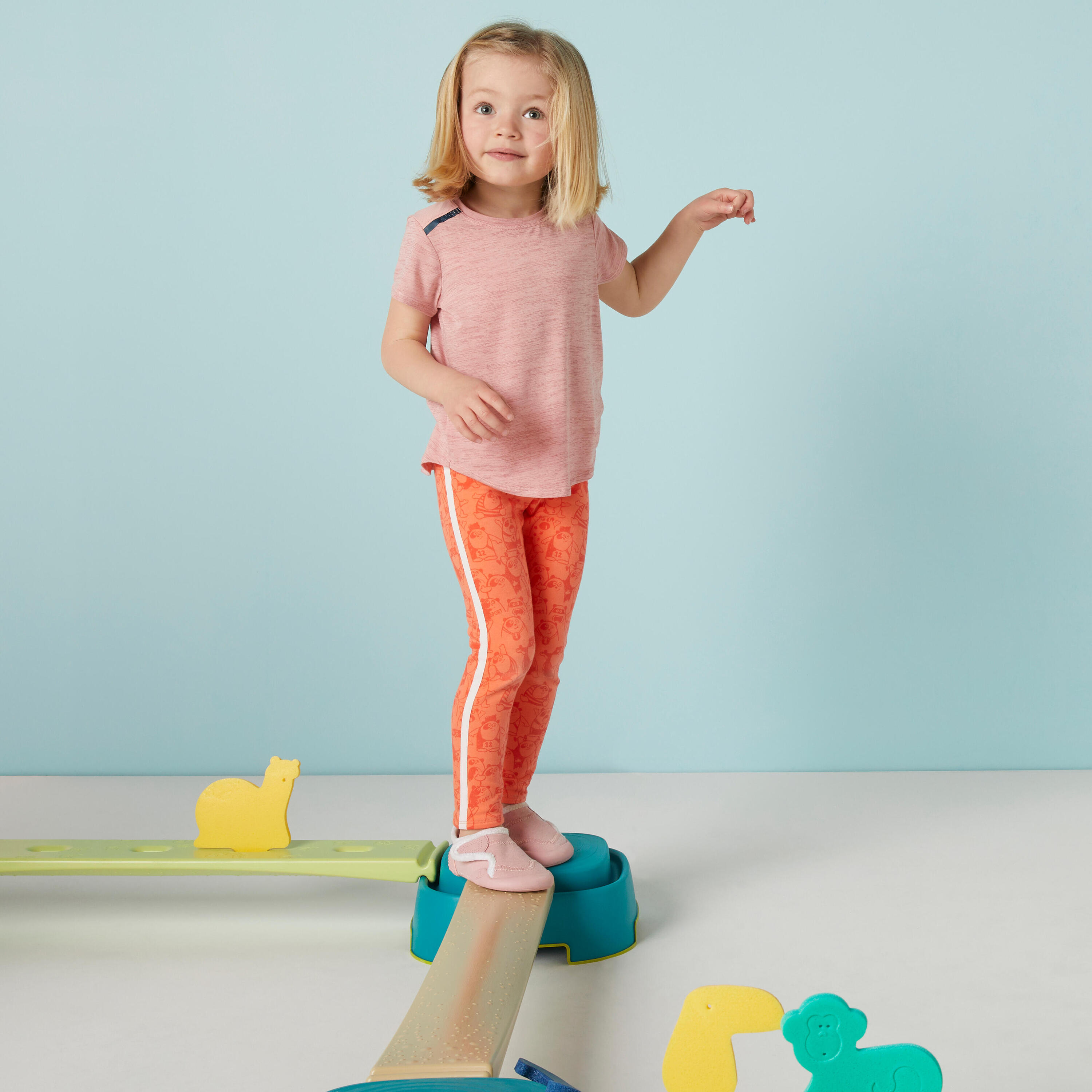 Calçado de Ginástica Conforto "Babylight" Criança 550 Rosa 53/99