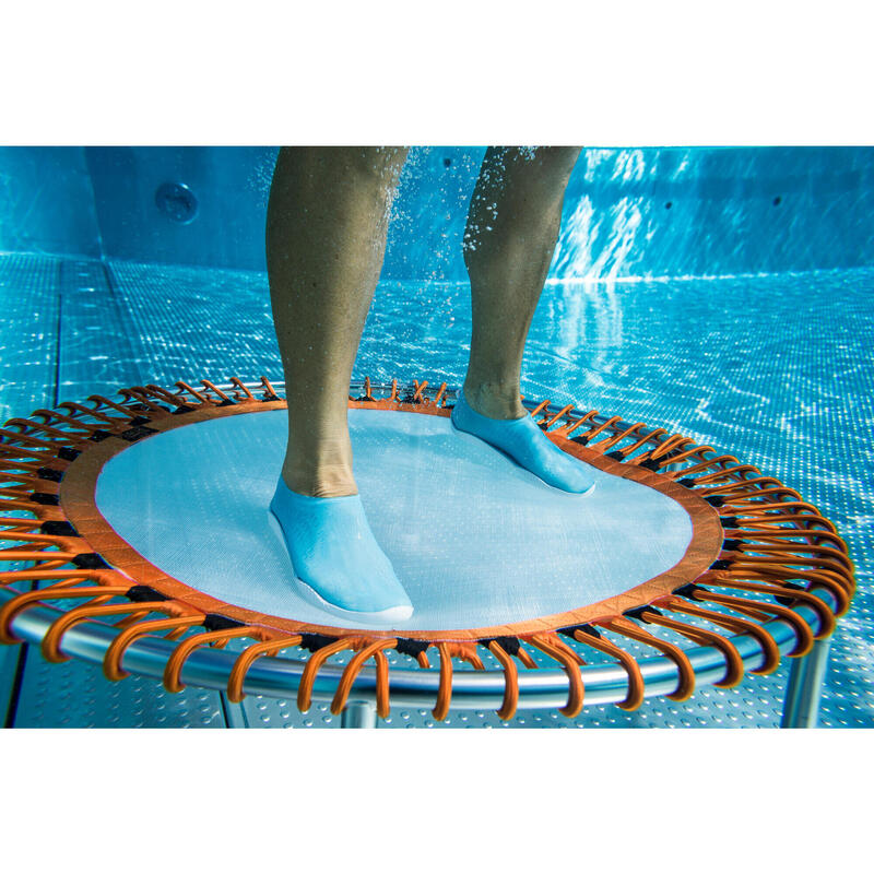 Waterschoenen voor aquabike of aquagym Fitshoe lichtblauw