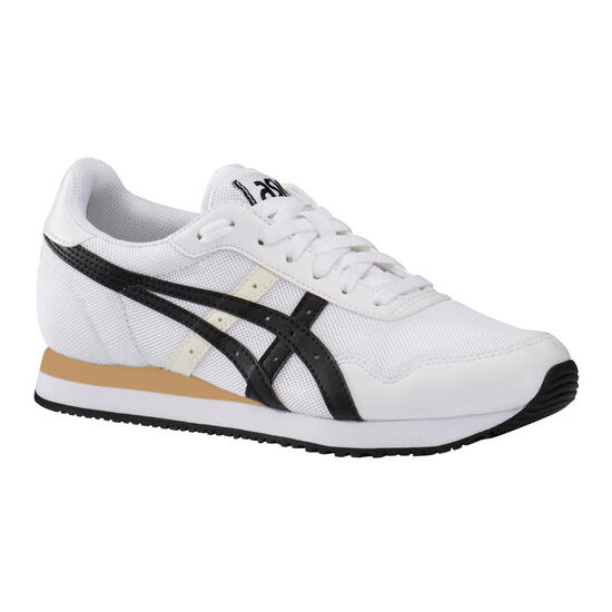 Chaussures marche active femme Asics tiger mesh blanc / noir