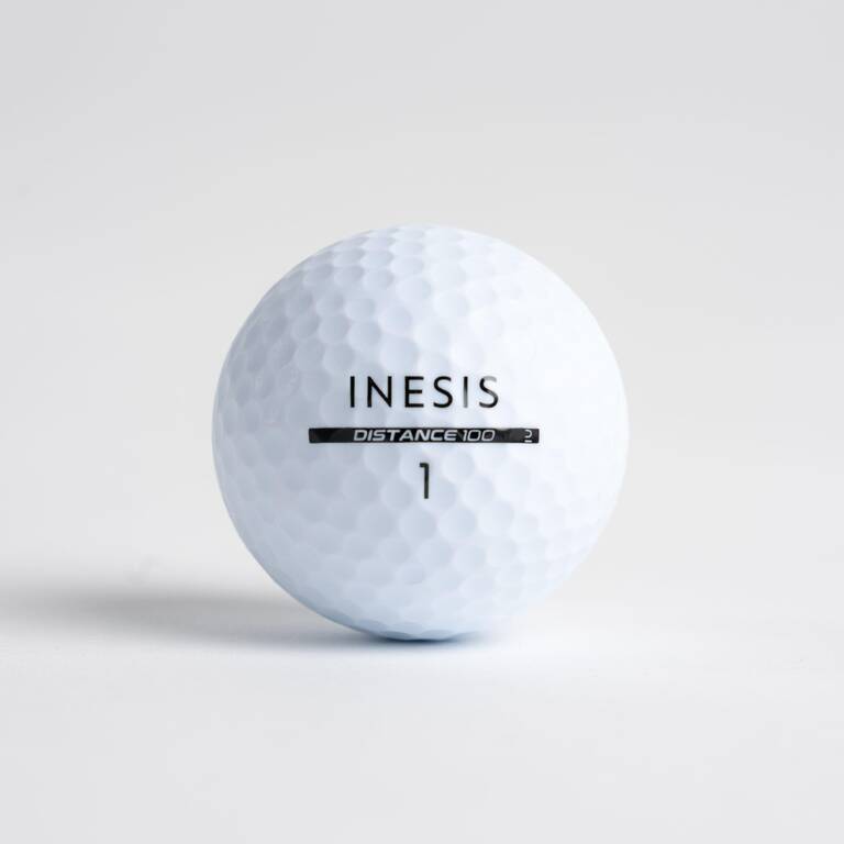 Bola Golf Inesis Distance 100 Isi12 Pcs - Putih