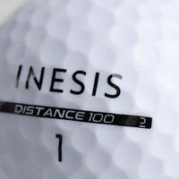 LOPTICE ZA GOLF INESIS DISTANCE 100 BELE x 12 KOM