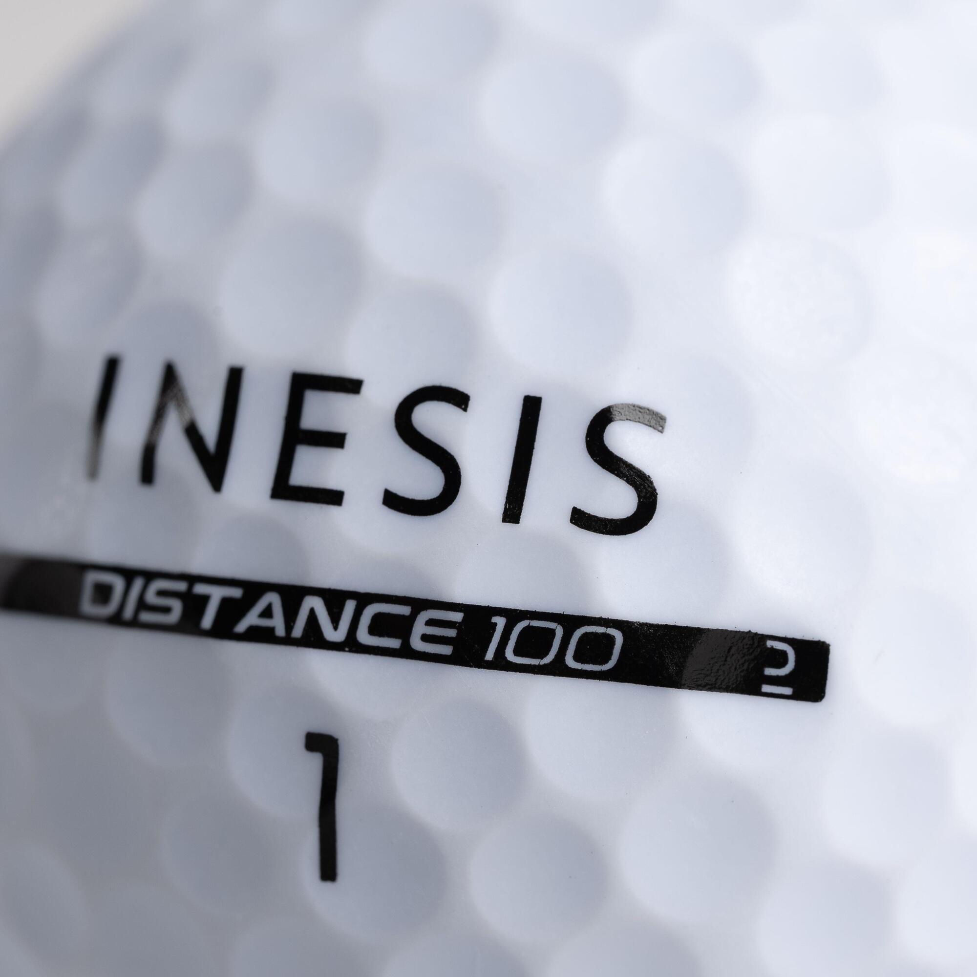 INESIS Palline da golf x12 - Distanza 100 bianche