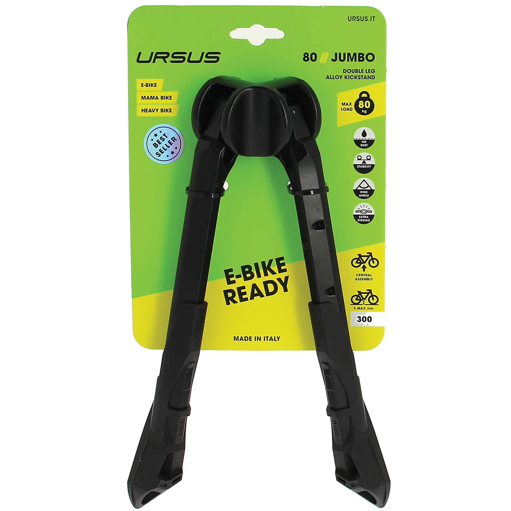 ursus bequille velo reglable URSUS CYCLES DU LOIR Couleur Noir Taille 24-28