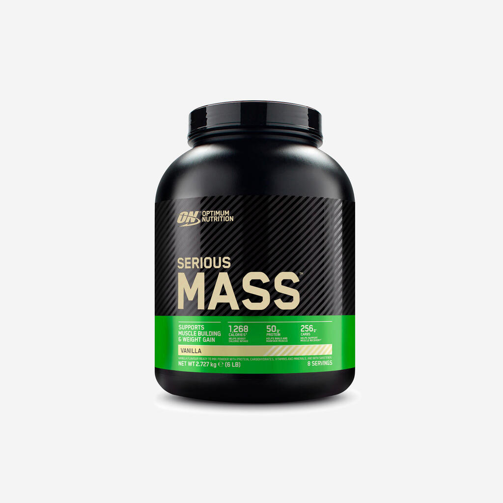 Muskuļu masas palielinātājs (geineris) “Serious Mass”, 2,7 kg, ar vaniļas garšu