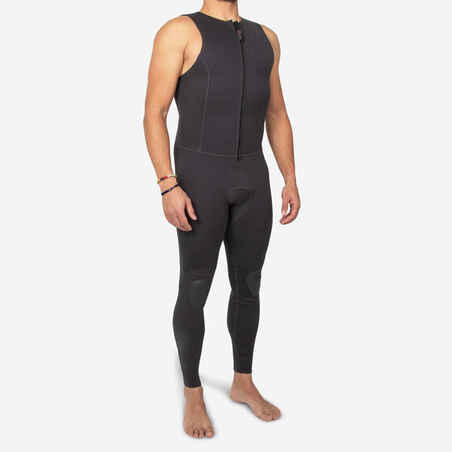 Vyriškas neopreno plaukimo kostiumas kanojų, baidarių ir irklenčių sportui, 2 mm