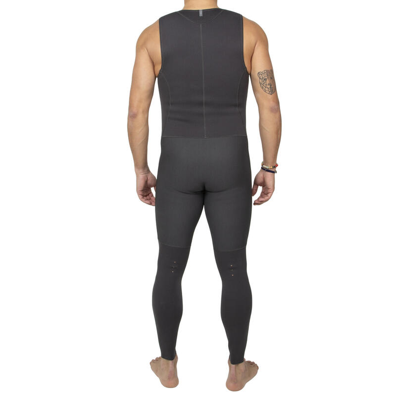 Neopreen herenwetsuit voor kanoën, kajakken en suppen long john 2 mm