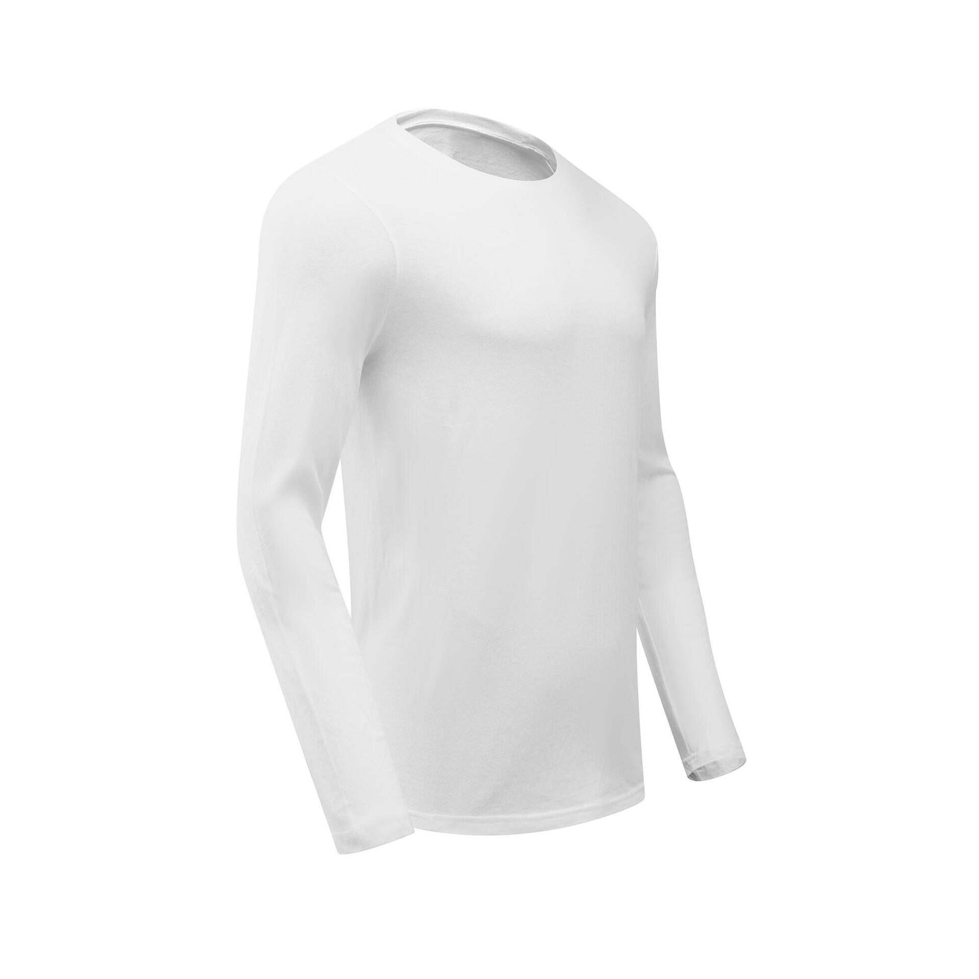 Men's Long-Sleeved T-Shirt 100 White