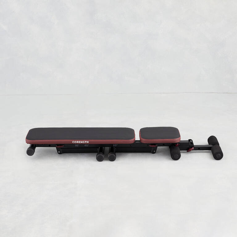 Home Gym Bench Adjustable Foldable dengan Leg Bar - 500 Fold