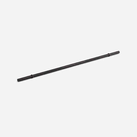Črna votla palica za uteži (130 cm)