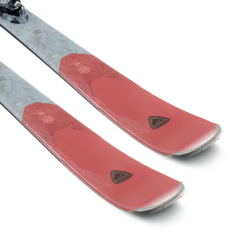 WOMEN'S ALPINE SKI WITH BINDING - ROSSIGNOL EXPERIENCE 80 CA