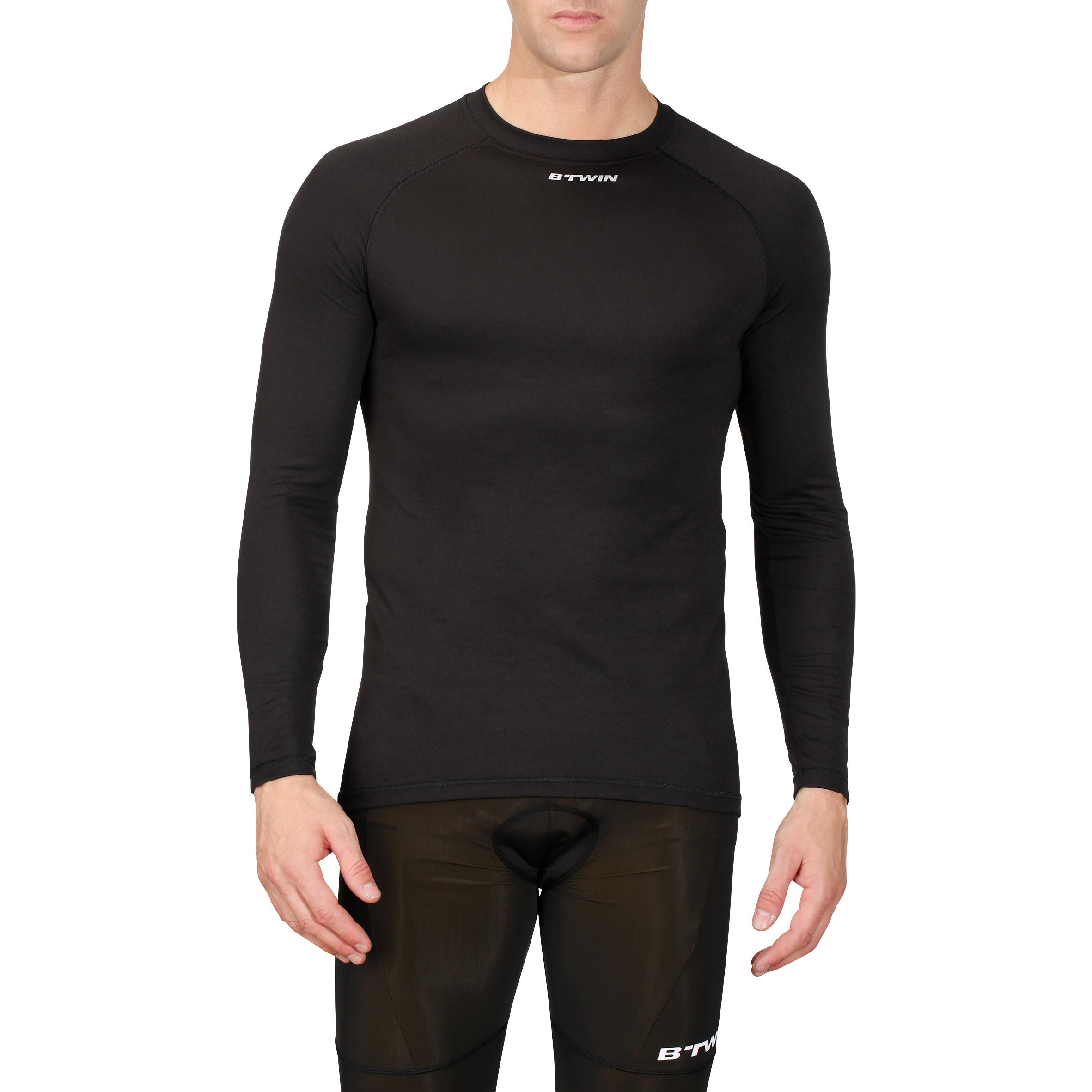 

100 Cycling Long-Sleeved Base Layer - Black