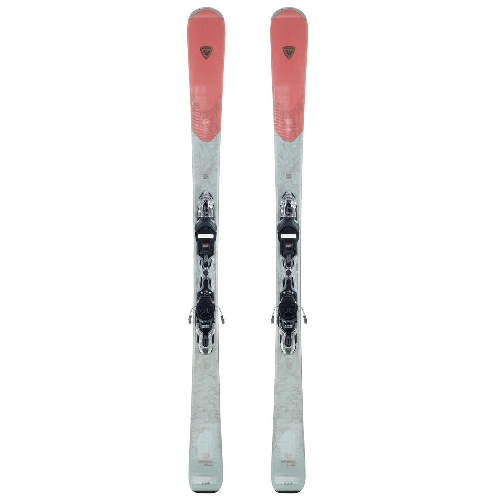 WOMEN'S ALPINE SKI WITH BINDING - ROSSIGNOL EXPERIENCE 80 CA