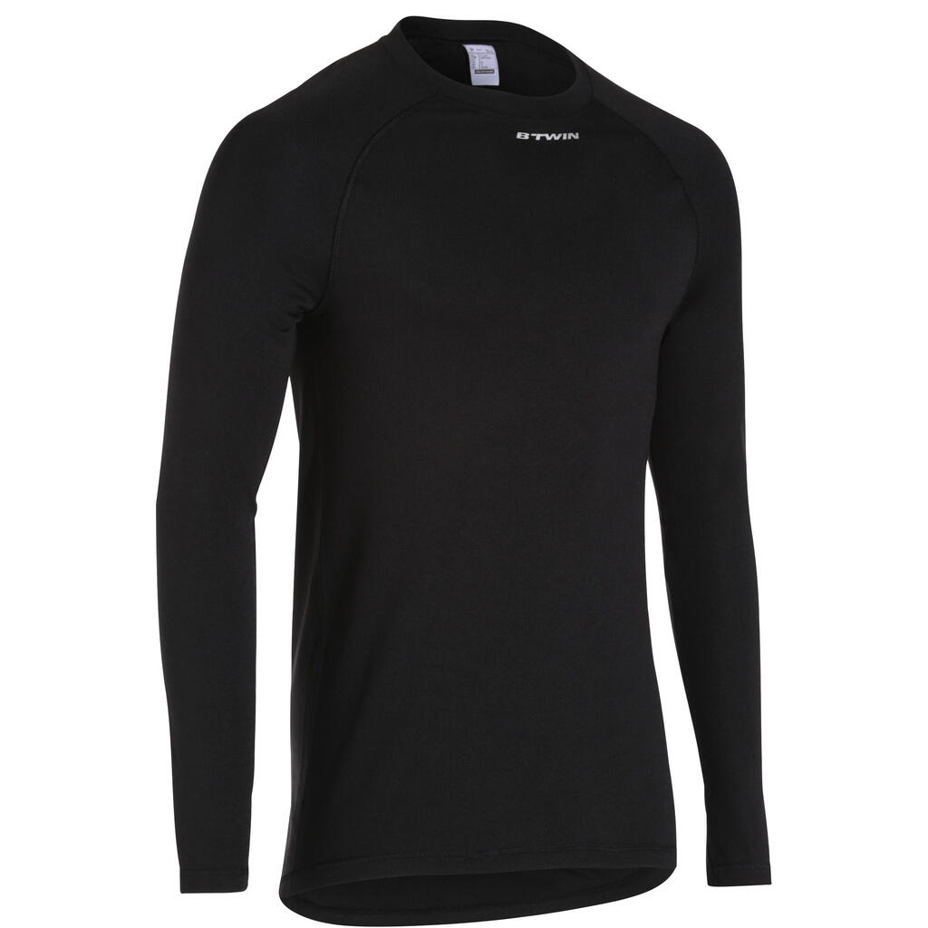 100 cycling long-sleeved base layer - black