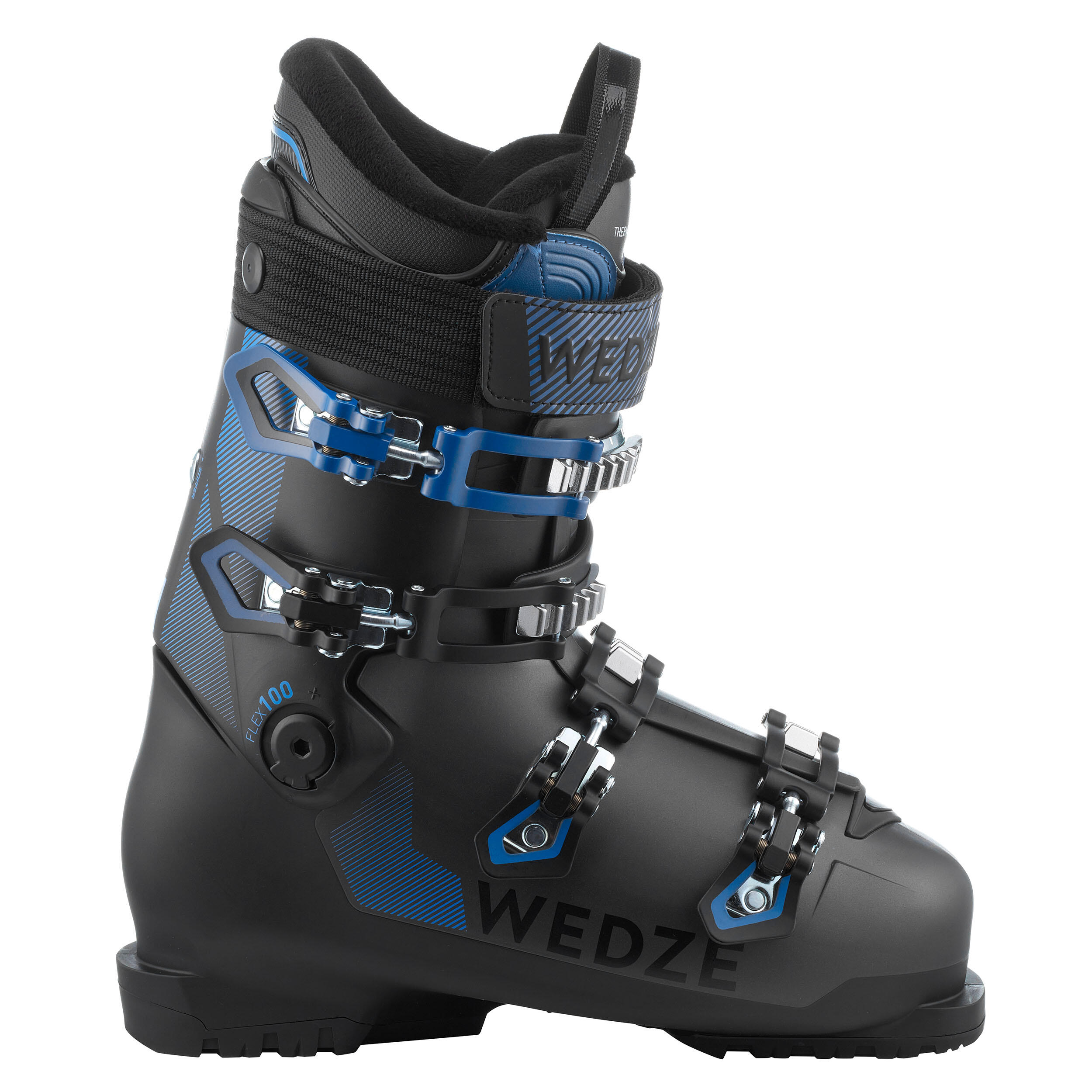 Bottes de ski homme - 580 Flex 100 noir - WEDZE