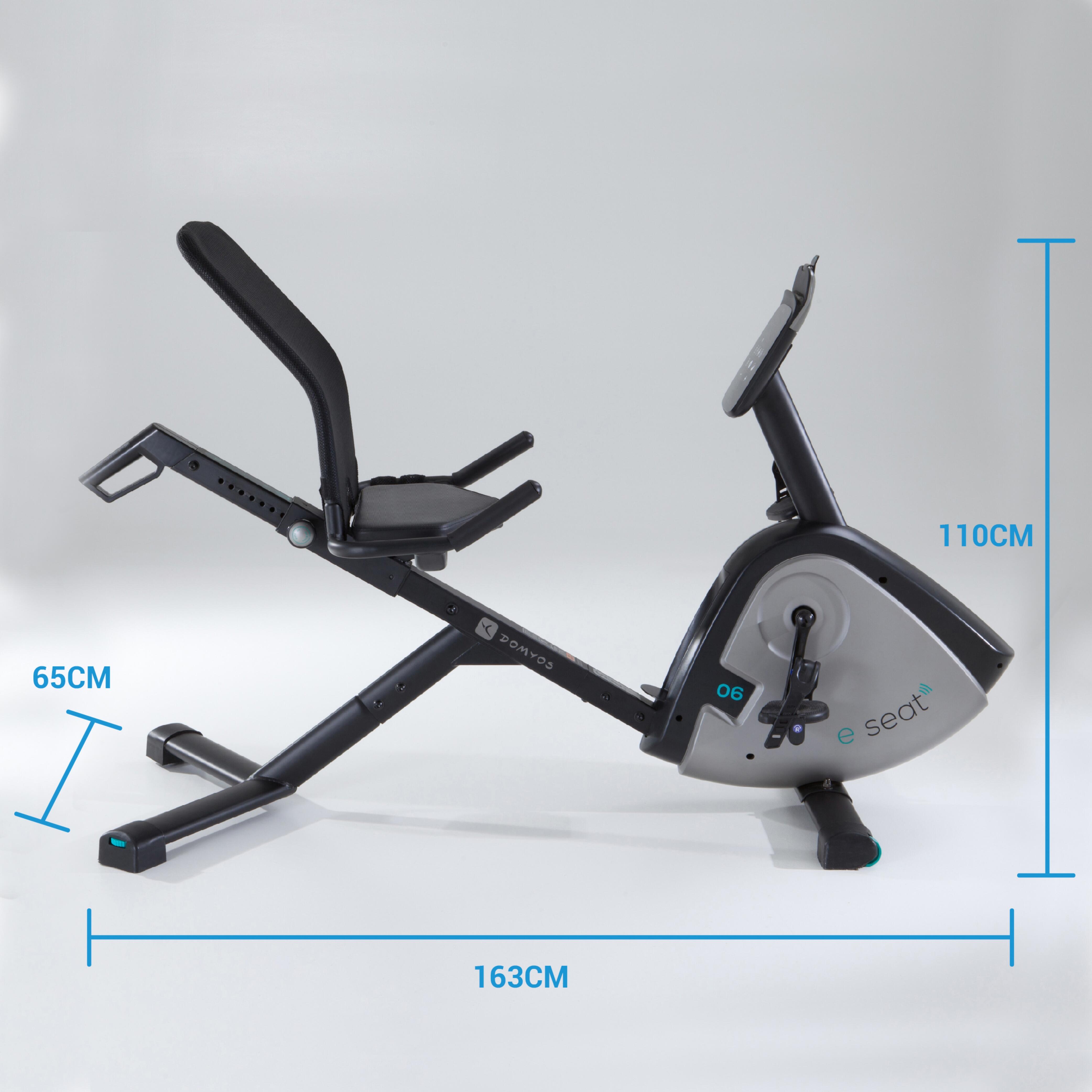 Recumbent exercise bike decathlon hotsell