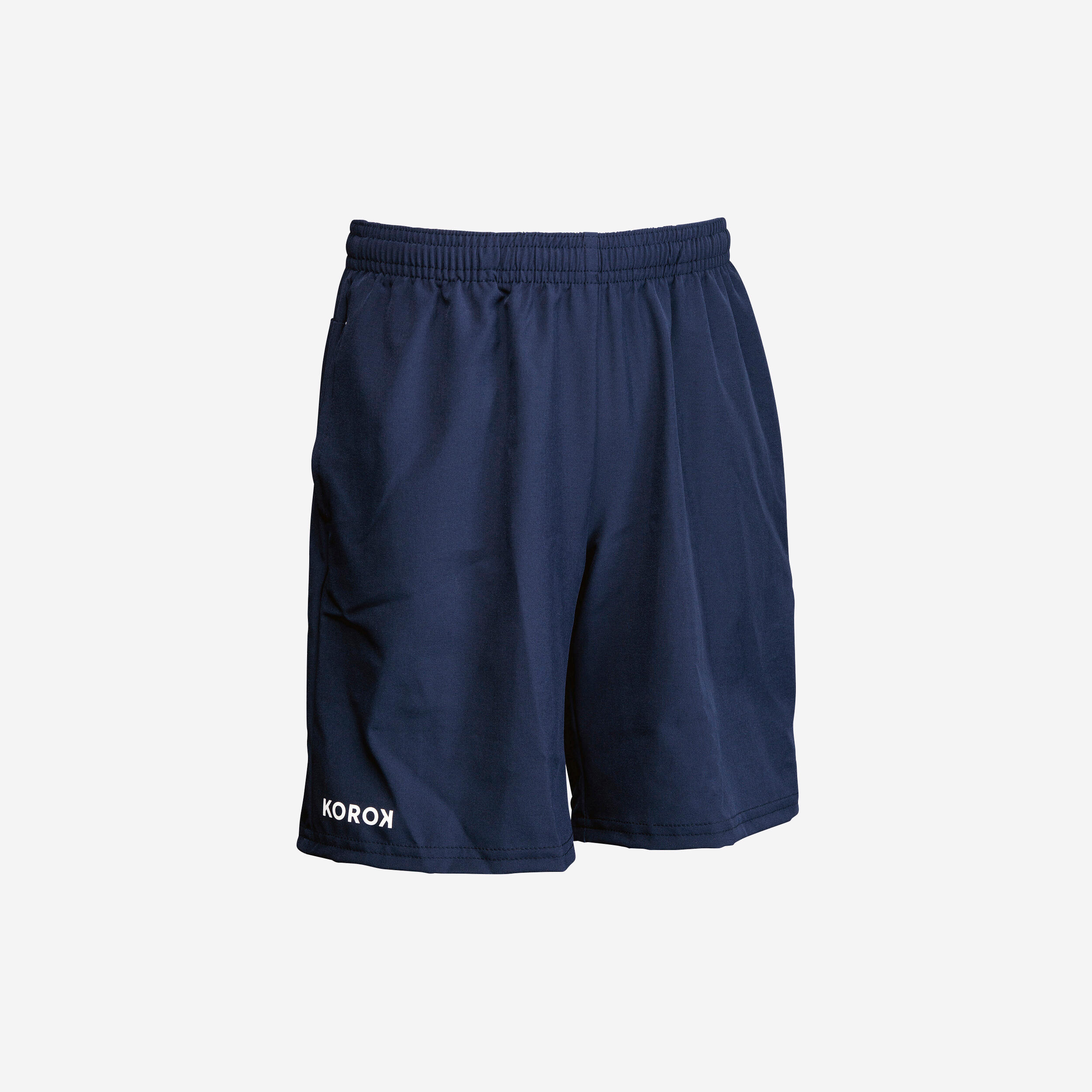 KOROK Boys' Field Hockey Shorts FH500 - Navy Blue