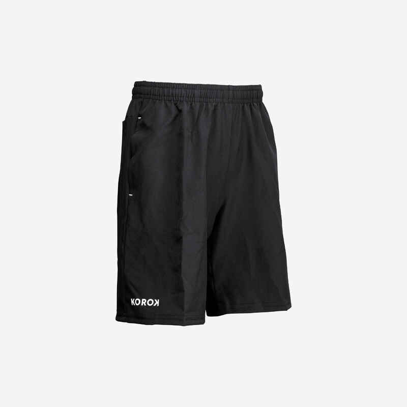 FH500 Boys' Field Hockey Shorts - Black