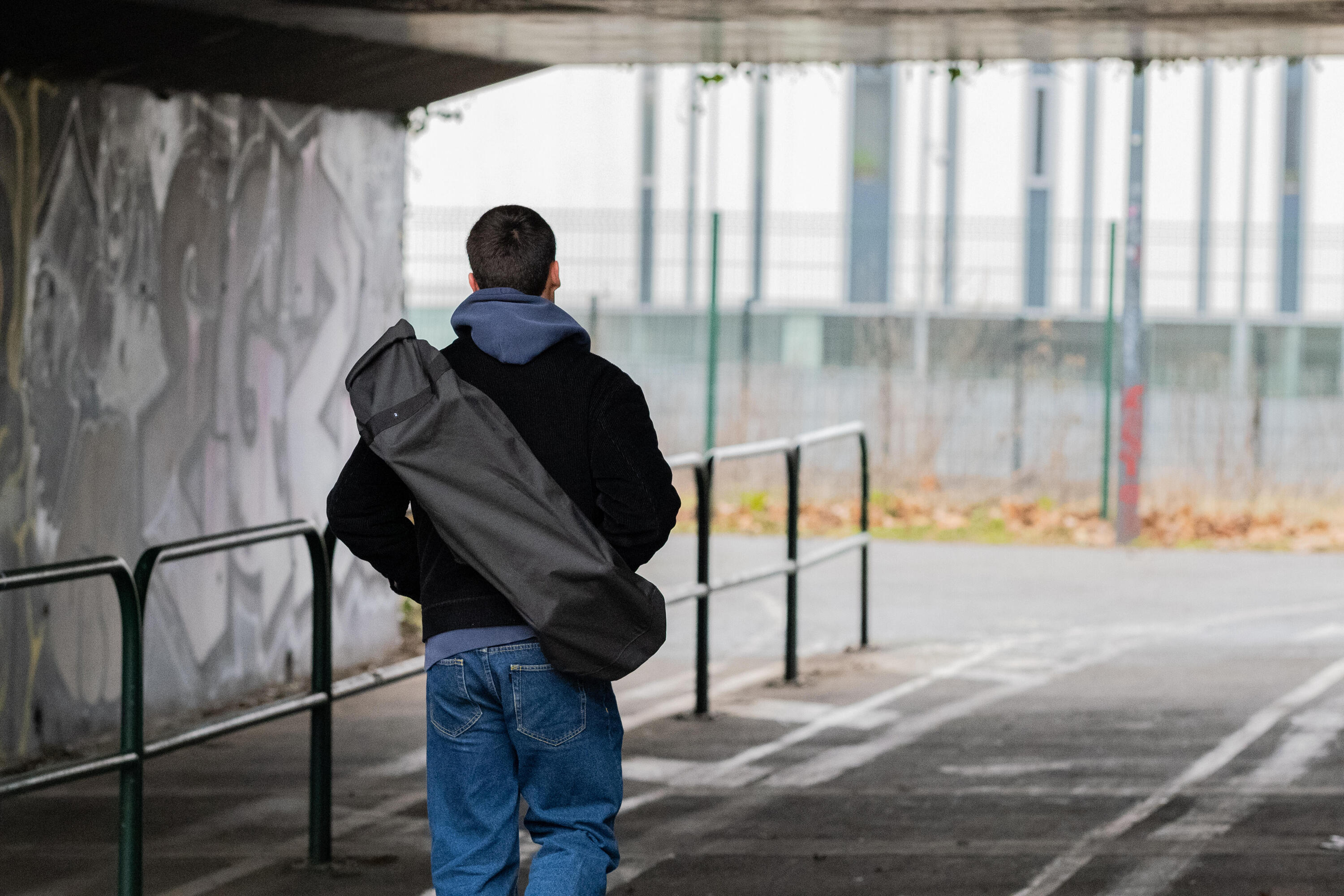 Boardbag Skateboardtasche wasserdicht - SC100 schwarz 14/14