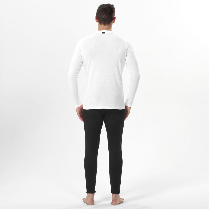 Ensemble de sous-vêtements thermiques - MARQUE - Modèle - Laine - Gris Ensemble de sous-vêtements thermiques - MARQUE - Modèle - Laine - Gris