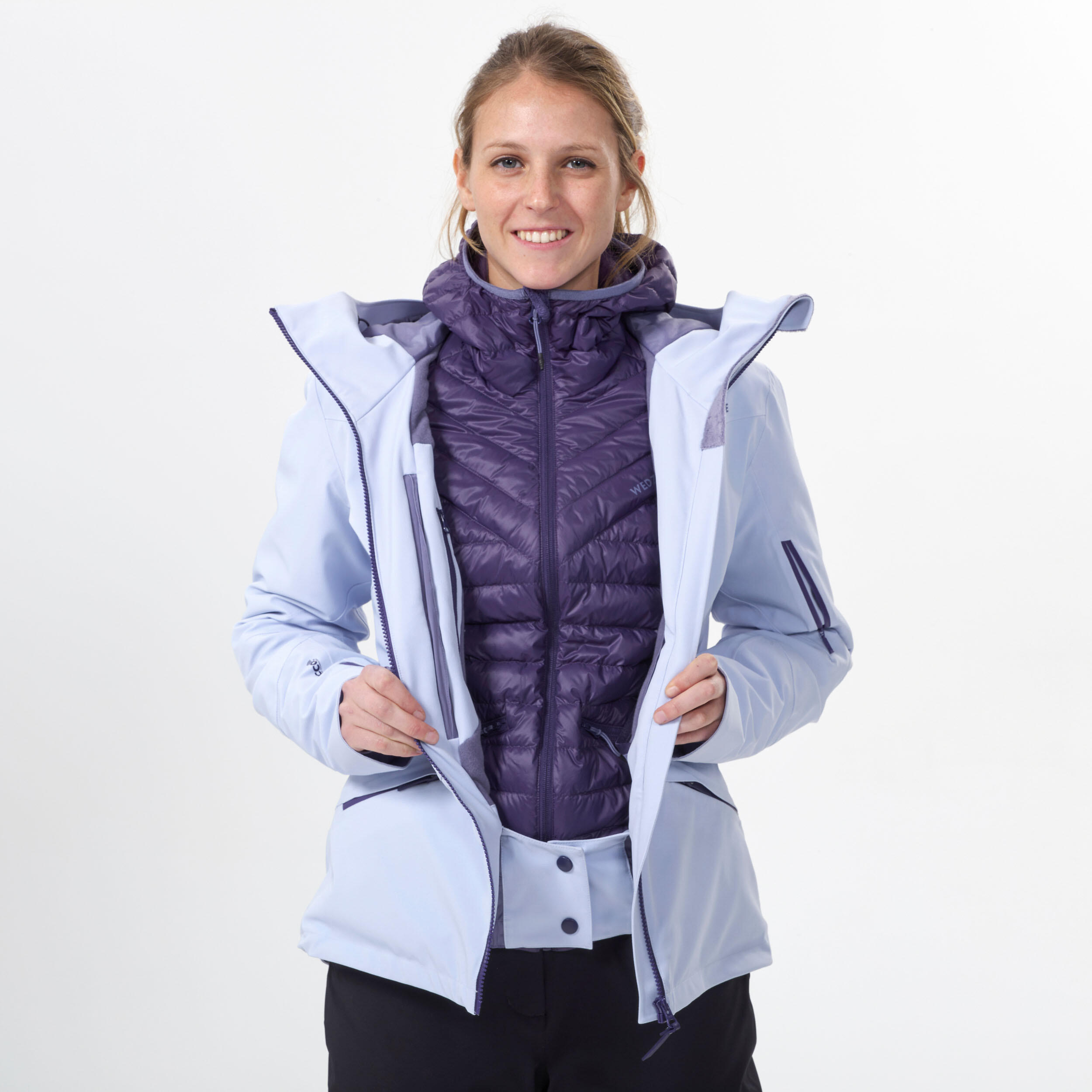 WOMEN’S SKI JACKET + LINER JACKET 980 - LILAC 17/18