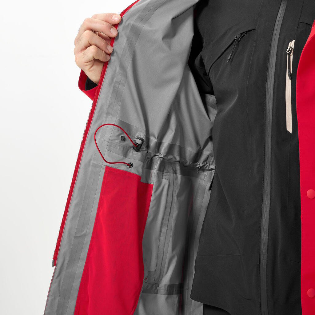 Lyžiarsky ochranný plášť 980 na tréningy aj na preteky červený